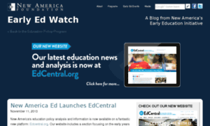 Earlyed.newamerica.net thumbnail