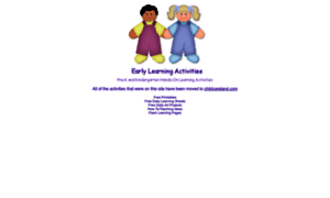 Earlylearningactivities.com thumbnail