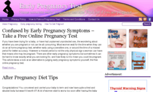 Earlypregnancytest101.org thumbnail