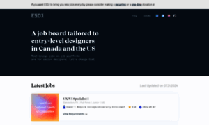 Earlystagedesignjobs.com thumbnail