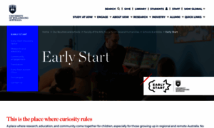 Earlystart.uow.edu.au thumbnail