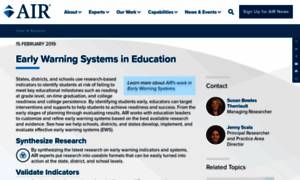 Earlywarningsystems.org thumbnail