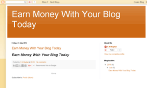 Earn-money-with-your-blog-today.blogspot.com thumbnail