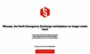 Earth-emergency-exchange.sharetribe.com thumbnail