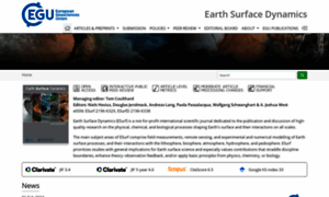 Earth-surface-dynamics.net thumbnail