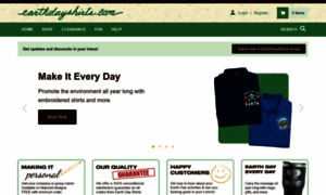 Earthdayshirts.com thumbnail