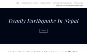 Earthquakeinnepal.weebly.com thumbnail