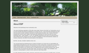 Earthsongforums.com thumbnail