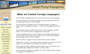 Easiest-foreign-languages.com thumbnail