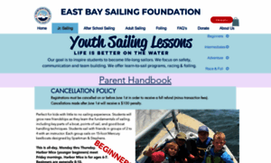 Eastbaysailingfoundation.org thumbnail