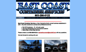 Eastcoastcontainerservices.com thumbnail