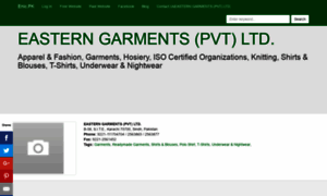 Easterngarmentspvtltd.enic.pk thumbnail