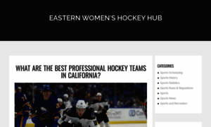Easternwomenshockeyconference.com thumbnail