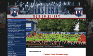 Easternyouthsoccercamps.com thumbnail
