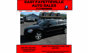 Eastfayettevilleautosales.com thumbnail