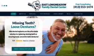 Eastlongmeadowdental.com thumbnail