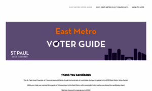 Eastmetrovoterguide.com thumbnail