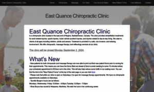 Eastquancechiropractic.com thumbnail