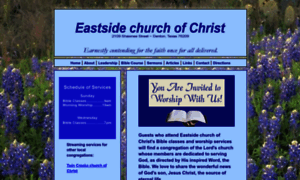 Eastsidechurchofchristdenton.org thumbnail