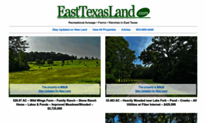 Easttexasland.com thumbnail