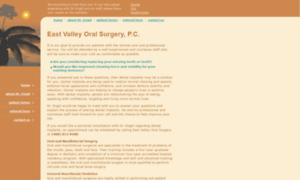 Eastvalleyoralsurgery.com thumbnail