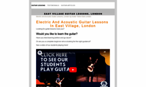 Eastvillageguitarlessons.co.uk thumbnail