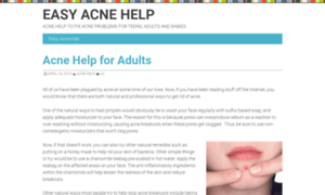 Easy-acne-help.com thumbnail