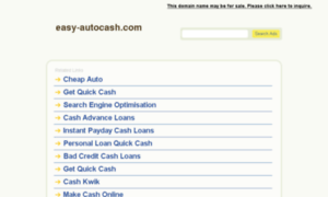 Easy-autocash.com thumbnail