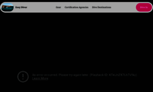 Easy-diver.com thumbnail