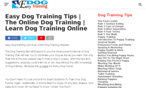 Easy-dog-training.com thumbnail