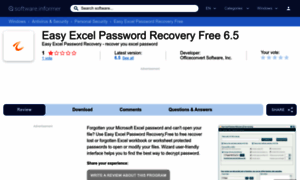 Easy-excel-password-recovery-free.software.informer.com thumbnail