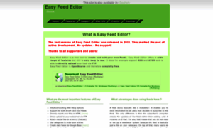 Easy-feed-editor.org thumbnail