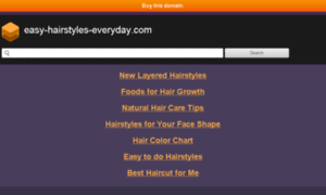 Easy-hairstyles-everyday.com thumbnail