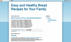 Easy-healthy-bread-recipes.blogspot.com thumbnail
