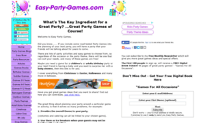 Easy-party-games.com thumbnail