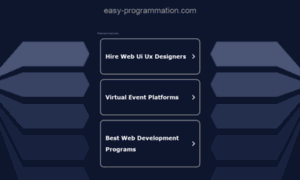 Easy-programmation.com thumbnail