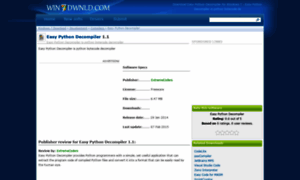 Easy-python-decompiler.win7dwnld.com thumbnail