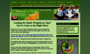 Easy-quick-weight-loss-tips.com thumbnail