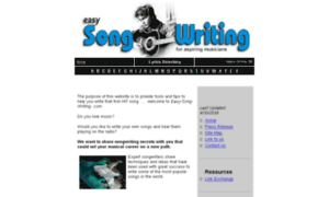 Easy-song-writing.com thumbnail