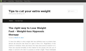 Easy2weightloss.blog.com thumbnail