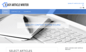 Easyarticlewriter.com thumbnail