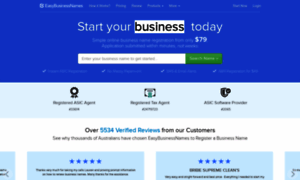 Easybusinessnames.com.au thumbnail