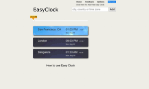 Easyclock.appspot.com thumbnail