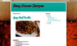 Easydinnerrecipetips.blogspot.com thumbnail