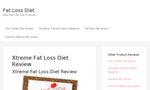 Easyfatlossdiet4u.com thumbnail