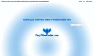 Easyfilterfinder.com thumbnail