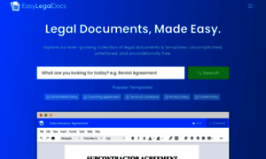 Easylegaldocs.com thumbnail