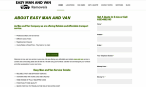 Easymanandvanremovals.co.uk thumbnail