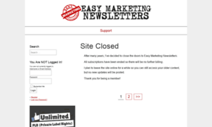 Easymarketingnewsletters.com thumbnail