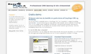 Easypagedemo.dk thumbnail